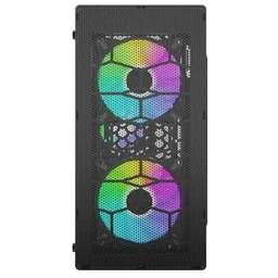BLOODY Корпус mATX BD-CC101F, Mini-Tower, без БП, черный [bd-cc101f-bk]