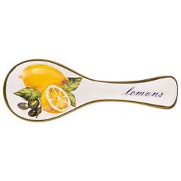 AGNESS ПОДСТАВКА ПОД ЛОЖКУ "ЛЕМОН ТРИ" 25*9*2,5 СМ (КОР=48ШТ.) 358-1575