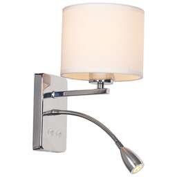 ESCADA 552/A LED*1W+E27*60W Chrome/White