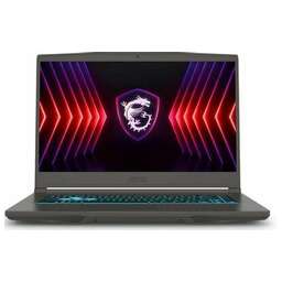 MSI Ноутбук игровой Thin 15 B12UC-2632XRU 15.6", IPS, Intel Core i5 12450H 2ГГц, 8-ядерный, 16ГБ DDR4, 512ГБ SSD, NVIDIA GeForce RTX 3050 для ноутбуков - 4 ГБ, FreeDOS, серый [9s7-16r831-2632]