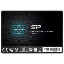 SILICON POWER SSD накопитель Slim S55 SP960GBSS3S55S25 960ГБ, 2.5", SATA III, SATA