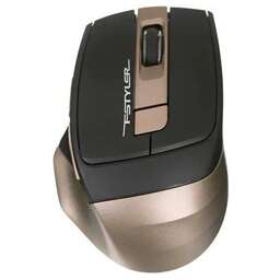 A4TECH Мышь Fstyler FG45CS Air2 белый/серебристый оптическая 2000dpi silent беспров. USB для ноутбука 7but (FG45CS AIR2 USB (SILVER WHITE))