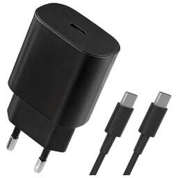 DEFENDER (83225) UPA-125 25W,USB C,кабель Type-C,черный