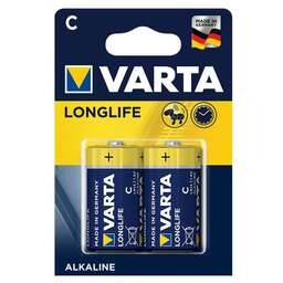 VARTA Батарея Longlife Alkaline LR14C (2шт) блистер