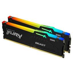 KINGSTON Модуль памяти 16GBDDR5 6000 DIMM FURY Beast RGB EXPO Gaming Memory KF560C36BBEAK2-16 Non-ECC, CL36 , 1.35V, (Kit of 2) 1RX16 36-38-38 288-pin 16Gbit, RTL