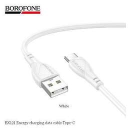 BOROFONE (6941991123078) BX121a ,для Type-C, 1 м, White