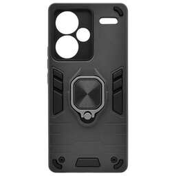 BORASCO Чехол (клип-кейс) Anti-Shok Case, для Xiaomi Redmi Note 13 Pro+, противоударный, черный [52500]