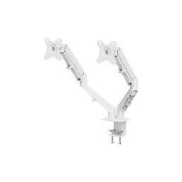 UniTeki FMGT82W для двух мониторов к столу, газ лифт, диагональ 17-27 дюймов