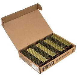 DENZEL Гвозди для пнев. нейлера (крашен.) длина - 50 мм, диам. - 2,9 мм, 2000 шт. 57692