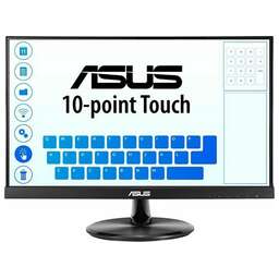 ASUS Монитор 21.5" VT229H черный IPS LED 16:9 HDMI M/M глянцевая 1000:1 250cd 178гр/178гр 1920x1080 60Hz VGA FHD USB Touch 3.83кг