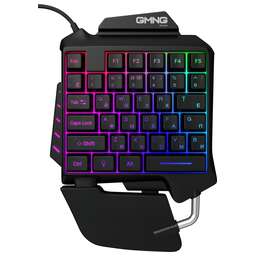 OKLICK Игровой блок Оклик 703GK черный USB for gamer LED (подставка для запястий) (1533151)