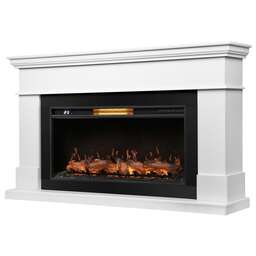 ROYAL THERMO Каминокомплект: Очаг Aurora RTFP/P-AR40LS, портал California 42/40/36, белый