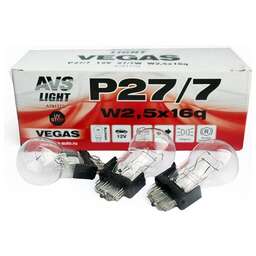 AVS Лампа Vegas 12V. P27/7(W2,5x16q) BOX 10шт
