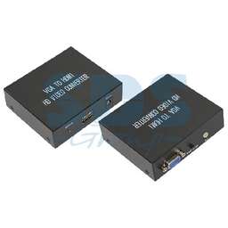 REXANT (17-6907) КОНВЕРТЕР VGA + СТЕРЕО 3,5 ММ НА HDMI, МЕТАЛЛ