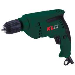 KLPRO Профессиональная дрель KLNM1002, безударная, 600Вт, 10мм, зеленая