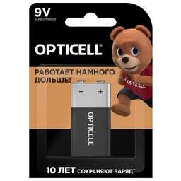 OPTICELL Батарея Basic 6LR61 9V (1шт) блистер