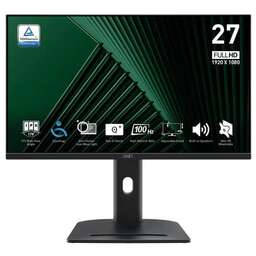 MSI Монитор 27" Pro MP275PG черный IPS LED 16:9 HDMI M/M матовая HAS Piv 300cd 178гр/178гр 1920x1080 100Hz VGA DP FHD 6.03кг