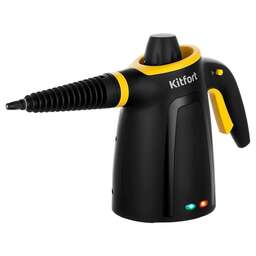 KITFORT Пароочиститель ручной КТ-9170-3 1050Вт черный/желтый