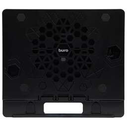 BURO Подставка для ноутбука BU-LS130 15.6" 280x250x15мм 520г металл/пластик черный