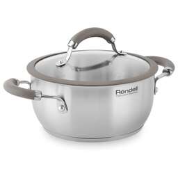 RONDELL Кастрюля Balance RDS-754 2.8л. d=20см (с крышкой) стальной