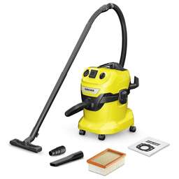 KARCHER Строительный пылесос WD 4 P V-20/5/22, желтый [1.628-270.0]