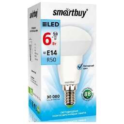 SMARTBUY (SBL-R50-06-60K-E14) 6W/6000/E14