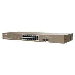 IP-COM Коммутатор G1118P-16-250W, неуправляемый