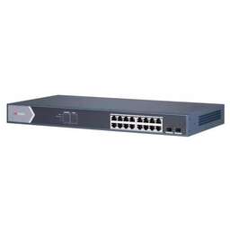 HIKVISION Коммутатор DS-3E1518P-SI (L2) 16x1Гбит/с 2SFP 16PoE 225W управляемый