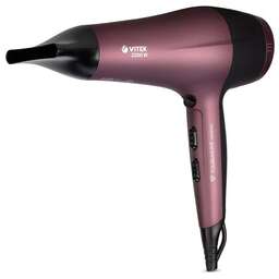 VITEK Фен VT-2535, 2200Вт, бордовый и черный
