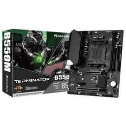MAXSUN Материнская плата MS-Terminator B550M B550, AM4, 2*DDR4, 1*PCIEx16, 1*PCIEx4, 1*PCIEx1, 1*M.2, 4*USB3.2Gen1, 6*USB2.0, 4*SATA3.0, 1G, VGA, HDMI, M-ATX, RTL