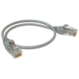 SYSMATRIX Патч-корд PC 4545.5EU26.05LSZHGY U/UTP RJ-45 вил.-вилка RJ-45 кат.5E 0.5м серый LSZH