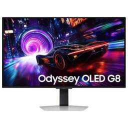 SAMSUNG 32" Монитор Odyssey OLED G8 LS32FG812SIXCI, 3840x2160, OLED, 240Гц, 2хHDMI, 1хDP, серебристый