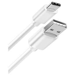 BORASCO Кабель USB Type-C - USB (m), 2м, 2A, белый [38828]