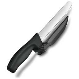 VICTORINOX Нож кухонный Swissclassic DUX-MESSER, 210мм, стальной, черный [6.8663.21]