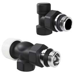 ROYAL THERMO Набор термостатический осевой Design 1/2"М30х1,5 (Черный)