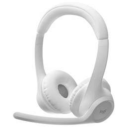 LOGITECH Гарнитура Zone 300, для компьютера, накладные, Bluetooth, белый [981-001417]