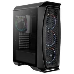 AEROCOOL Корпус ATX Aero One Eclipse-G-BK-v1, Midi-Tower, без БП, черный [accm-pb17143.11]