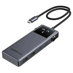 UGREEN Конвертер CM888 (35998) UNO 6-in-1 4K@60Hz USB-C To HDMI+2*USB 3.2 A+2*USB 3.2 C+PD Power Converter. Цвет: серый