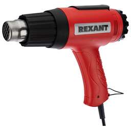 REXANT (12-0056) ФЕН СТРОИТЕЛЬНЫЙ 230 В/1800 ВТ "MASTER" С ТЕРМОРЕГУЛЯТОРОМ