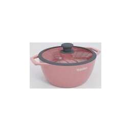 Tesoro Florence Induction total pink, 3 л, с крышкой с силиконовым ободом (TF6630tpi)