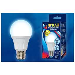 UNIEL (UL-00004288) LED-A60 12W/6500K/E27/FR/DIM PLP01WH