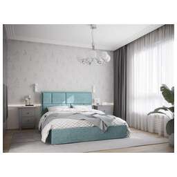 НК-МЕБЕЛЬ MADISON new кровать 1600х2000 Рогожка Мята 72305918 (2 кор.)
