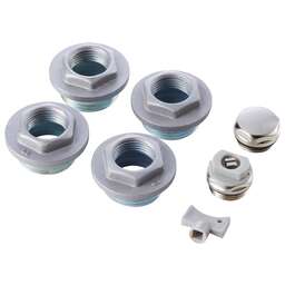 ROYAL THERMO Набор присоединительный 1/2'' silver