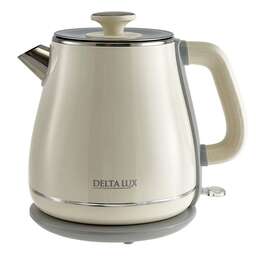 DELTA LUX DE-1019 (1,8 л, металл/пластик) белый