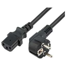 REXANT Шнур питания 04-2737 Schuko-C13 проводник.:3x1мм2 1.2м 220В черный