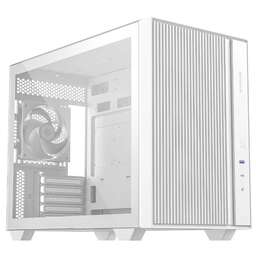 ID-COOLING Корпус Case FLOW 500 AIR White mATX/win TG/2 fans/Gen2 Type C/CPU 180mm/GPU 403mm/ no PSU