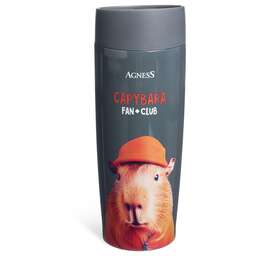 AGNESS ТЕРМОКРУЖКА "CAPYBARA" 360МЛ, КОЛБА НЕРЖ.СТАЛЬ 18/10 709-112