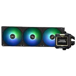THERMALRIGHT Система водяного охлаждения Frozen Warframe 360 ARGB Soc-AM5/AM4/1200/1700/1851 черный 4-pin 29.8dB Al LCD Ret (F-WFRAME-360-BL-ARGB)