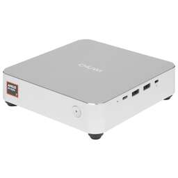 CHUWI ПК Мини AuBox Ryzen 7 8745HS (3.8) 32Gb SSD1Tb 780M Windows 11 Pro 2x2.5GbitEth WiFi BT 120W серебристый/черный