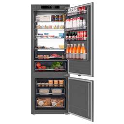 WEISSGAUFF Встраиваемый холодильник WRKI 1970 Total NoFrost Inverter Premium EcoFresh, No Frost, 341л, 193.7см